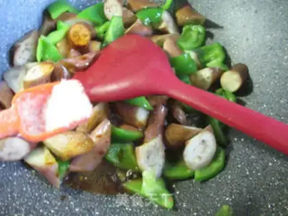 Make Light pepper and cheese step 8