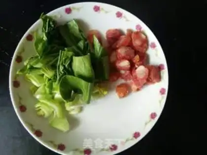 Make Meat sausage and rice powder step 6