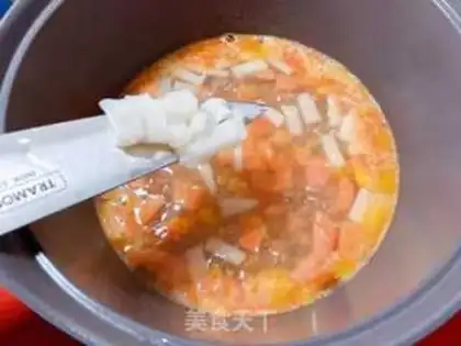 Make Cod melon noodles step 6