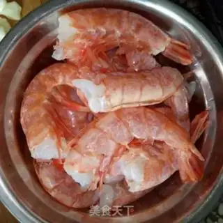 Make Red sugar shrimp step 1