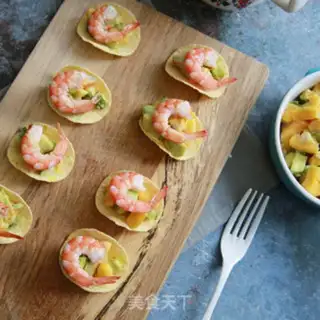 Make Shrimp butter and fruit salad step 15