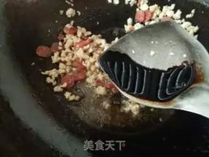 Make Meat sausage and rice powder step 10