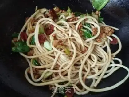 Make Meat sausage and rice powder step 12