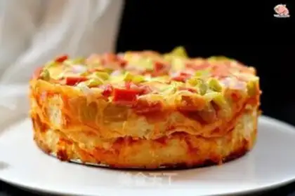 Make Pizza bread step 13
