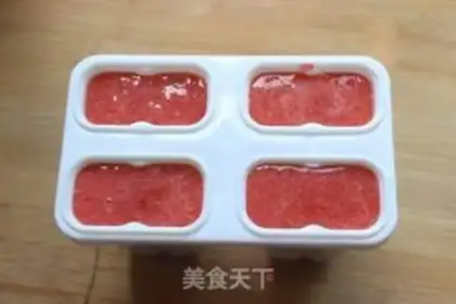 Make Strawberry bar ice step 6