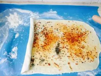 Make Spicy rolls step 2