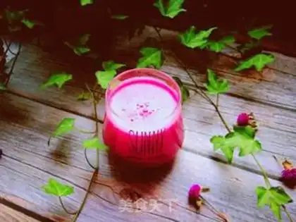 Make Dragon fruit orange juice step 5