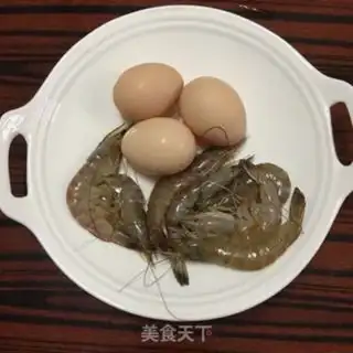 Make Shrimp steamed eggs step 0