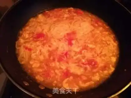 Make Tomato egg noodles step 7