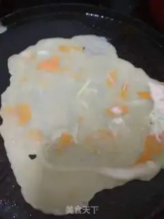 Make Egg burrito step 3