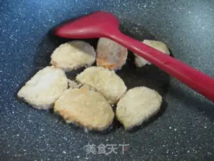 Make Sour chickens cook wide powder step 2