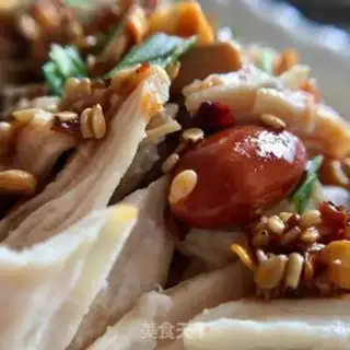 Make Spicy chicken silk step 14