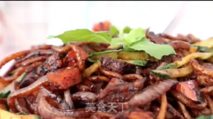 Make Korean noodles step 10