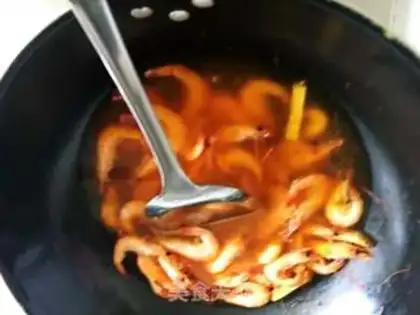 Make Red shrimp step 4