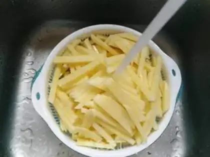 Make French fries step 1