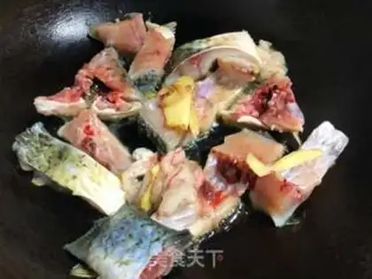 Make Carp tofu soup step 1