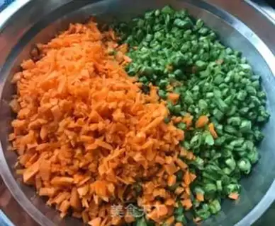Make Steam bean carrots step 2