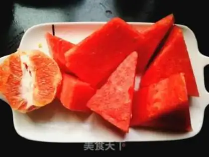 Make A watermelon juice step 0