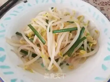 Make The green bean sprouts step 3