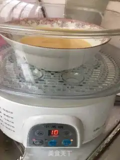 Make Japanese shrimp steamed eggs step 4