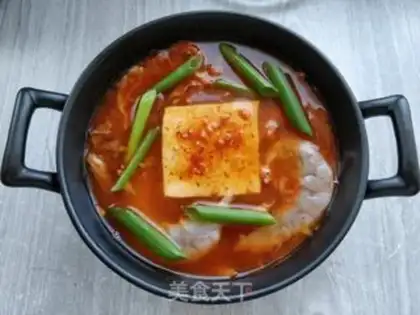 Make Korean spicy tofu soup step 5
