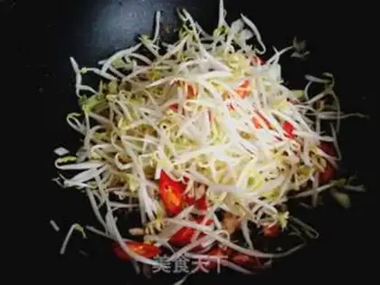 Make Green bean sprouts of veal step 3