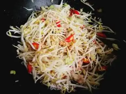 Make Green bean sprouts of veal step 4