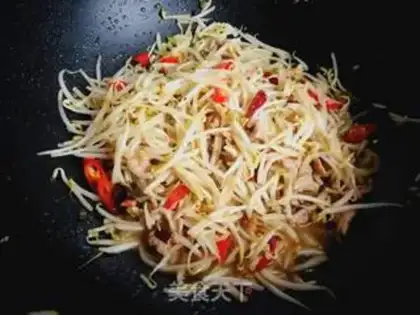 Make Green bean sprouts of veal step 5