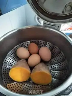 Make Five minutes of steamed eggs step 3