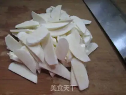 Make Crab mushrooms fried white step 1