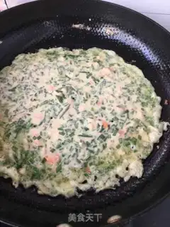 Make Shrimp omelet step 13