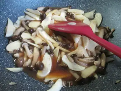 Make Crab mushrooms fried white step 8