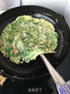 Make Shrimp omelet step 15