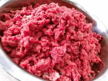 Make Mushroom beef sauce step 1