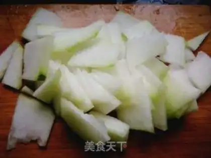 Make Clear the winter melon step 2