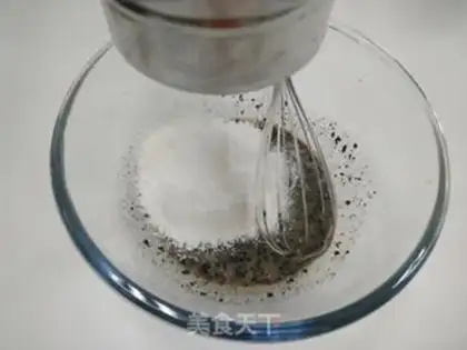 Make Black pearl milk capped mashed cake step 5