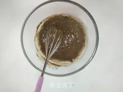 Make Black pearl milk capped mashed cake step 6