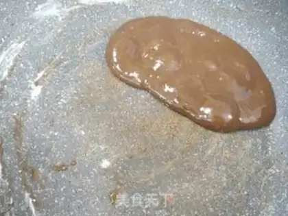Make Black pearl milk capped mashed cake step 16