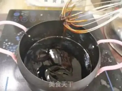 Make Black pearl milk capped mashed cake step 22