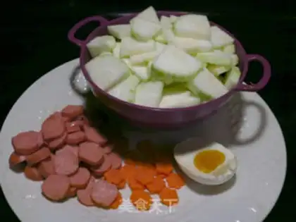 Make Hot dog, saffron step 1