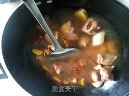 Make Cold bean horns step 4