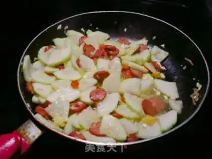 Make Hot dog, saffron step 5