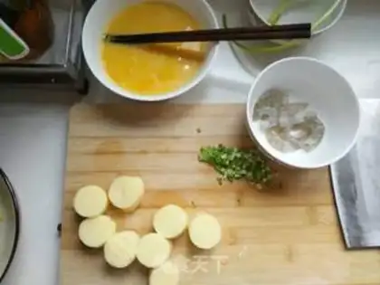 Make Tofu shrimp eggs step 0