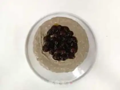 Make Black pearl milk capped mashed cake step 36