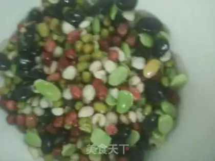 Make Corn bean rice cake step 1