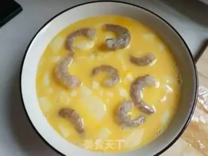 Make Tofu shrimp eggs step 4