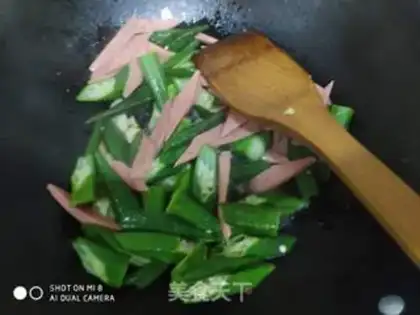 Make Autumn fried sausage step 3