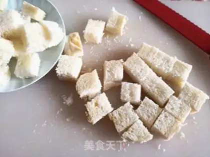 Make Toast egg pudding step 0