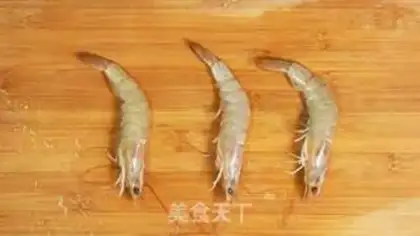 Make Sea cucumber shrimp step 2