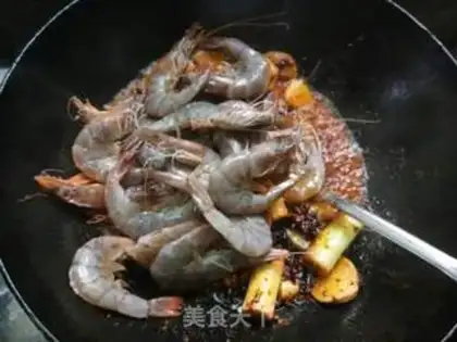 Make Spicy shrimp step 3